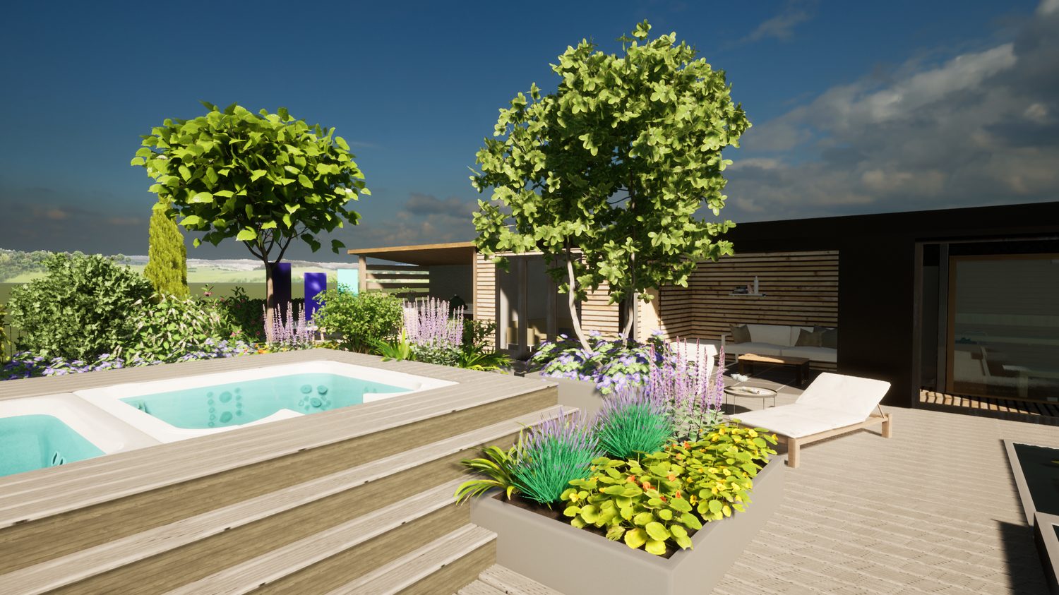 Chill- & Spa-Garten in Halle