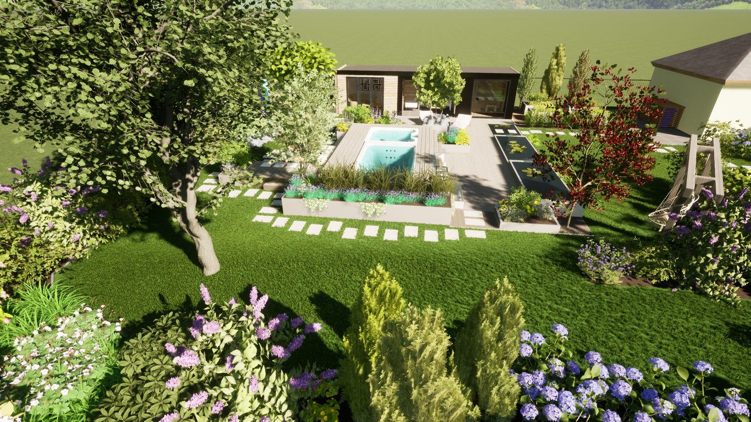 Chill- & Spa-Garten in Halle