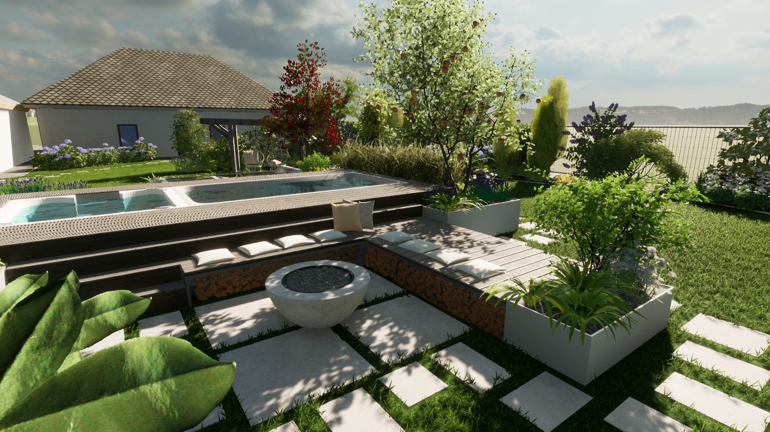 Chill- & Spa-Garten in Halle